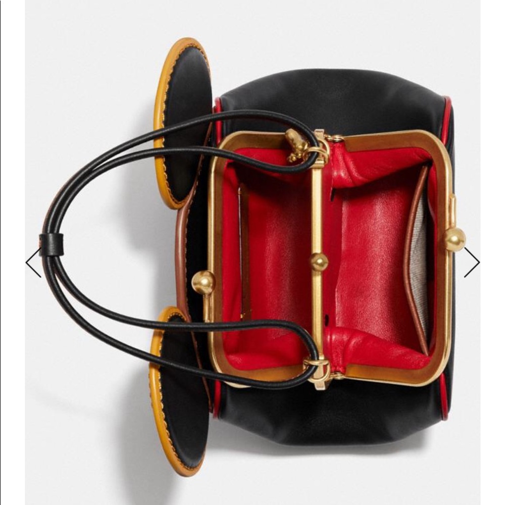 Coach Disney Mickey Mouse Kisslock Bag